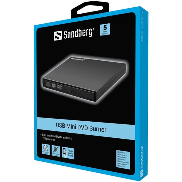 Sandberg USB Mini DVD-brænder 133-66