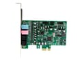Pikkukuva 3 / 5: StarTech.com PEXSOUND7CH, 7.1 kanavaa, Sisäinen, 24 bittiä, 92 dB, PCI-E x1
