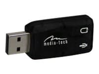 Media-Tech VIRTU 5.1 MT5101 - Ljudkort - 5.1 - USB 2.0
