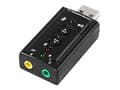 Miniatyrbilde 3 av 5: DELTACO UAC-03 - Lydkort - USB