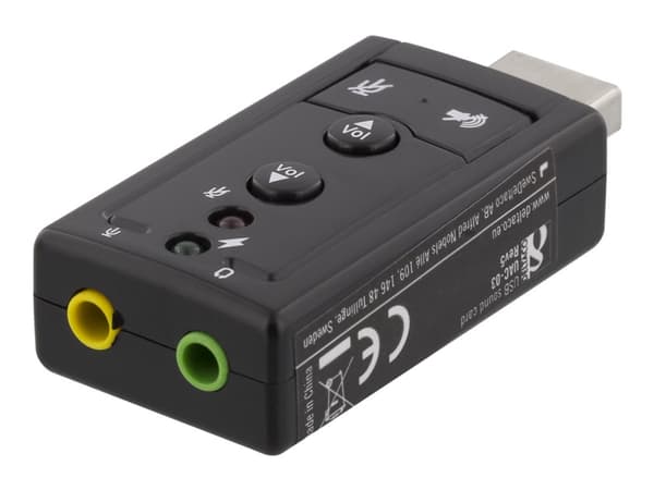 DELTACO UAC-03 - Lydkort - USB