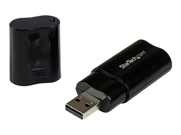 StarTech.com Externt ljudkort, USB stereo-audio-adapter - Ljudkort - stereo - USB 2.0 - för P/N: MU15MMS, MU6MMS, TB33A1C