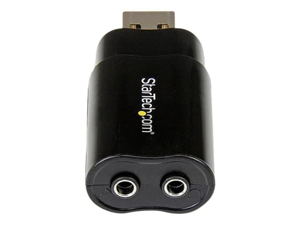 StarTech.com Externt ljudkort, USB stereo-audio-adapter - Ljudkort - stereo - USB 2.0 - för P/N: MU15MMS, MU6MMS, TB33A1C