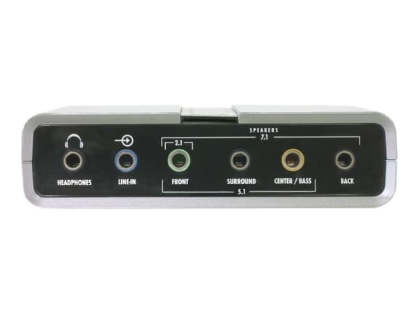 Delock USB Sound Box 7.1 - Ljudkort - 7.1 - USB 2.0