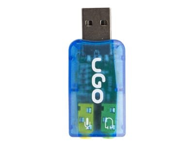 uGo office UKD-1085 - Lydkortti - stereo - USB 2.0
