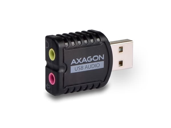 Axagon ADA-10, 2.0 kanaler, 16 bit, 93 dB, USB