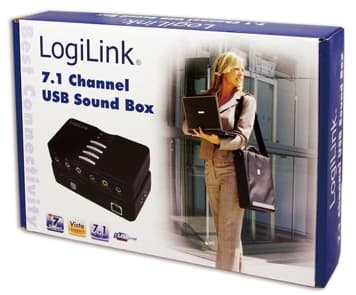 LogiLink USB Sound Box Dolby 7.1 8-Channel, 7.1 kanaler, USB