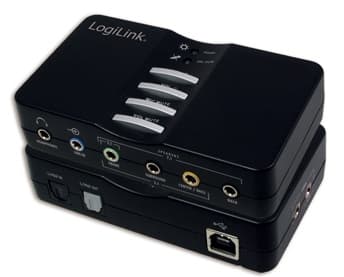 LogiLink USB Sound Box Dolby 7.1 8-Channel, 7.1 kanaler, USB