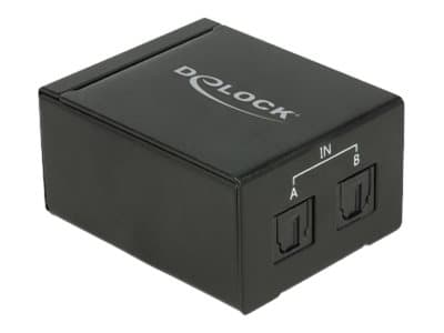 Delock TOSLINK Switch - Lydsvitsj - 2 x TOSLINK - stasjonær