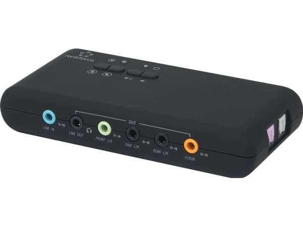Renkforce RF-4355800, 7.1 kanavaa, USB