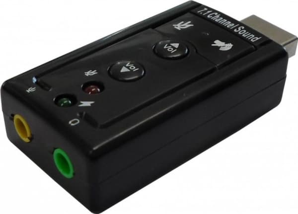 SAVIO AK-01 - Ljudkort - 16-bitars - 7.1 - USB