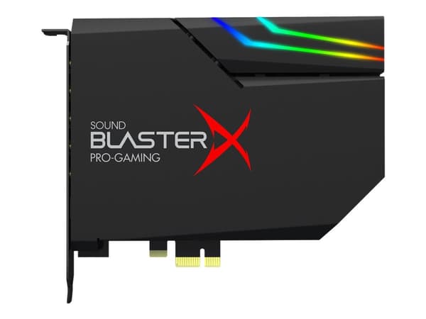 Creative Sound BlasterX AE-5 Plus - Lydkort - 32-bit - 384 kHz - 122 dB SNR - 5.1 - PCIe - Sound Core3D