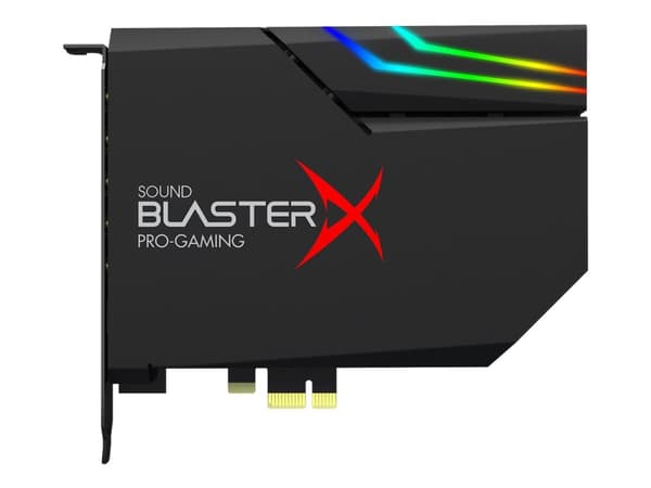 Creative Sound BlasterX AE-5 Plus - Lydkort - 32-bit - 384 kHz - 122 dB SNR - 5.1 - PCIe - Sound Core3D
