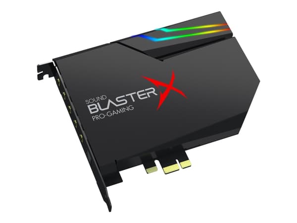 Creative Sound BlasterX AE-5 Plus - Lydkort - 32-bit - 384 kHz - 122 dB SNR - 5.1 - PCIe - Sound Core3D