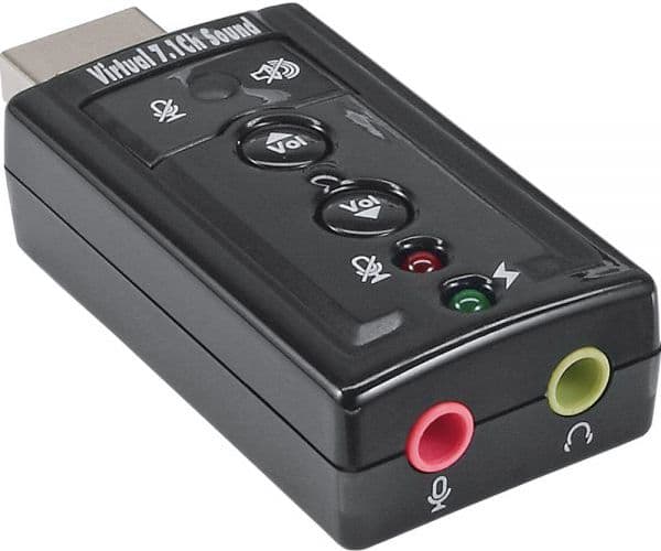 InLine 33051C, 7.1 kanaler, USB