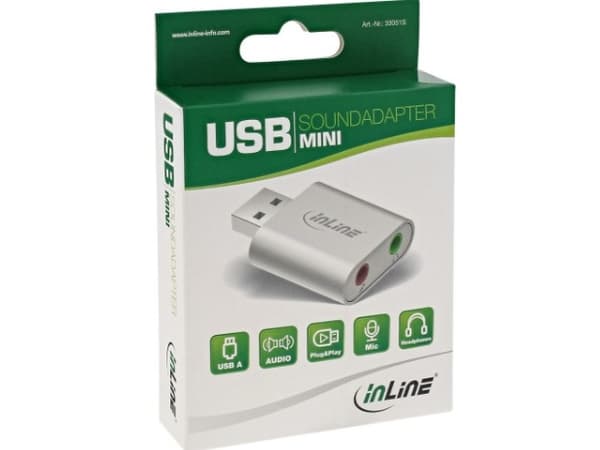 InLine 33051S, 2.0 kanaler, USB