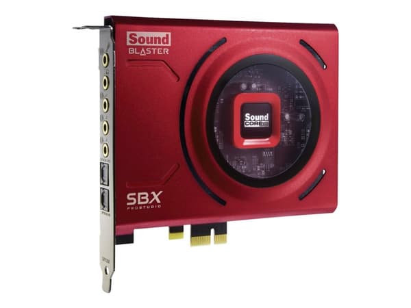 Creative Sound Blaster Z SE - Ljudkort - 24-bitars - 192 kHz - 116 dB SNR (förhållande signal-brus) - 5.1 - PCIe - Sound Core3D