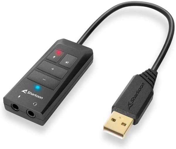 Sharkoon 4044951034215, 7.1 kanavaa, 93 dB, USB