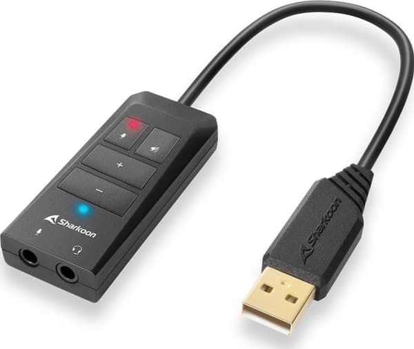 Sharkoon 4044951034215, 7.1 kanavaa, 93 dB, USB