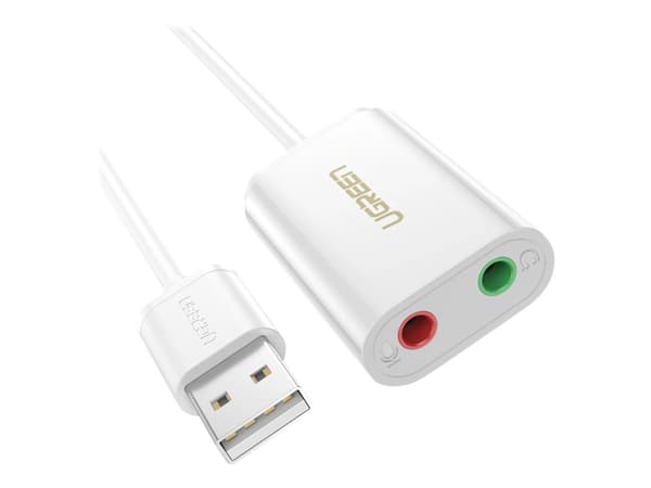 Ugreen - Ljudkort - 16-bitars - 48 kHz - stereo - USB 2.0