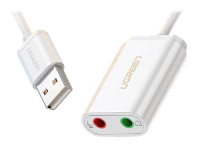 Ugreen - Ljudkort - 16-bitars - 48 kHz - stereo - USB 2.0