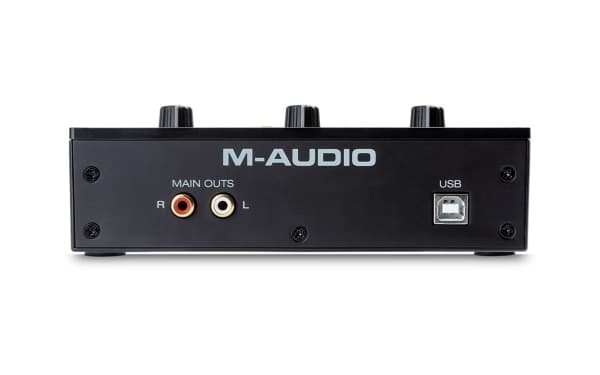 M-AUDIO M-Track Solo USB-ljudgränssnitt Crystal Förförstärkare 16 bit 48 kHz Svart