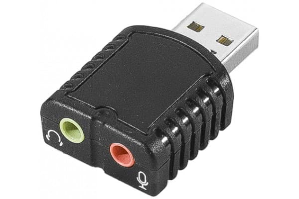 USB 2.0 mini lydkort for inngangs- og utgangssignaler (921535)