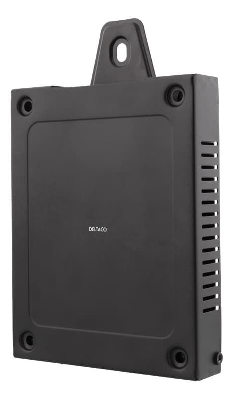 DELTACO Universal Anti-theft media box mount, mount kit, steel, black
