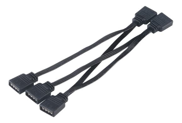 Akasa 4-i-1 RGB LED-kontaktmultiplikatorkabel