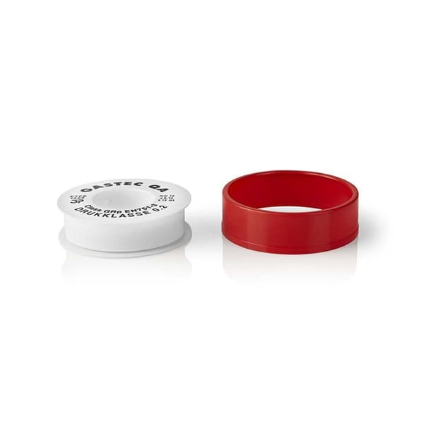 Nedis Slidbane Seal PTFE Tape | 12.00 m | Indretning: Forbindelse | Hvid / Rød
