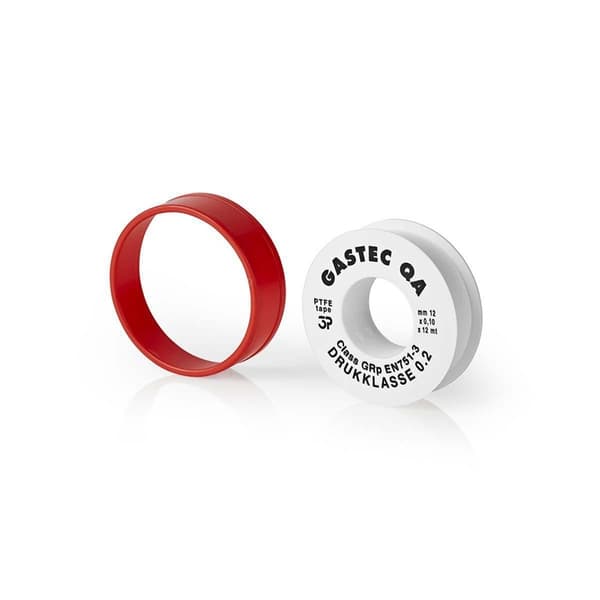 Nedis Slidbane Seal PTFE Tape | 12.00 m | Indretning: Forbindelse | Hvid / Rød