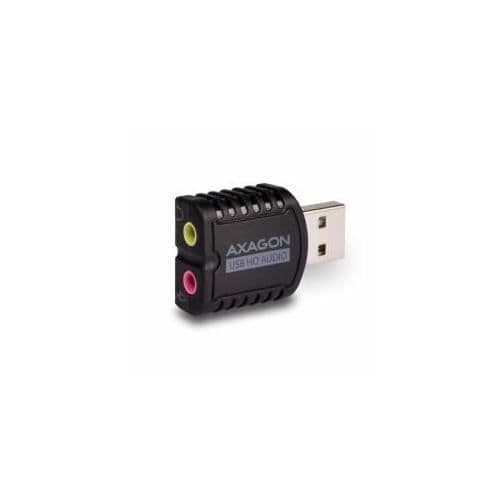 Axagon ADA-17 USB-ljudkort (USB2.0 - Stereo HQ Audio Mini Adapter) - 8595247903518
