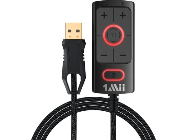 Ljudkort 1Mii S03 Externt 7.1 USB-ljudkort 1Mii 3D