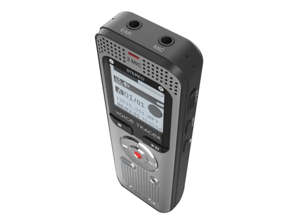 Philips Voice Tracer DVT2010 - Röstinspelare - 8 GB - aluminiumsilver