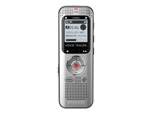Philips Voice Tracer DVT2010 - Röstinspelare - 8 GB - aluminiumsilver