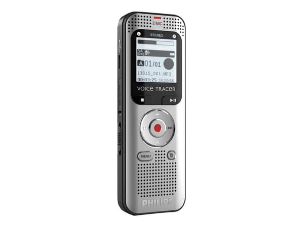 Philips Voice Tracer DVT2010 - Röstinspelare - 8 GB - aluminiumsilver