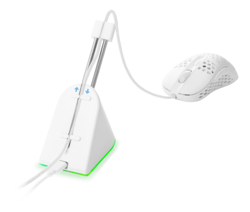 deltaco_gaming Mouse Bungee, vit/RGB