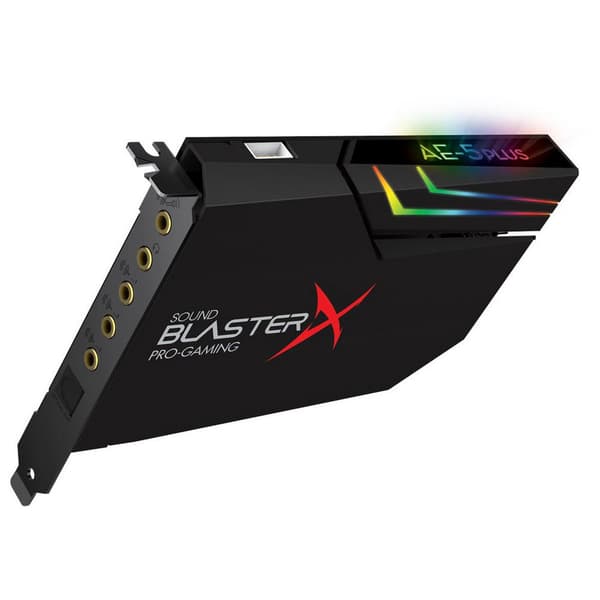 Creative Ljudkort Pci-e Soundblasterx Ae-5 Plus Svart