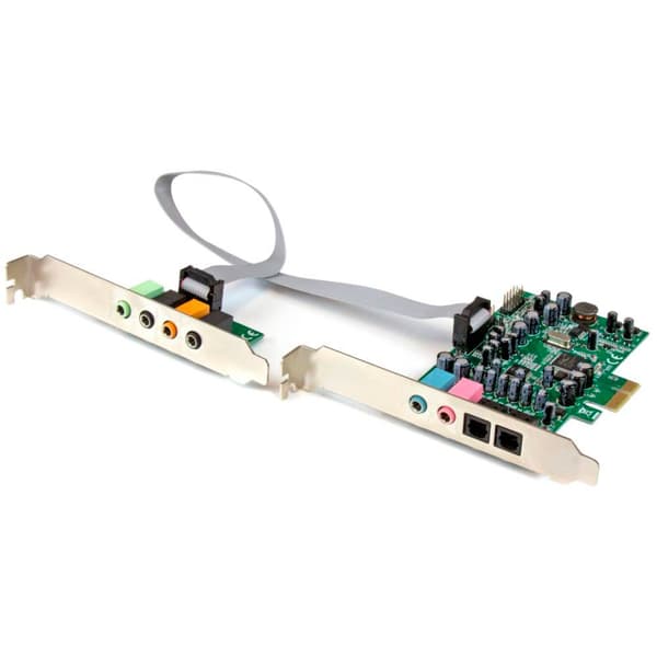 Startech Kanavan Pcie-äänikortti 7.1 Musta