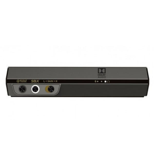 Creative Eksternt Lydkort Til Konsoller Sound Blasterx G6 Sort