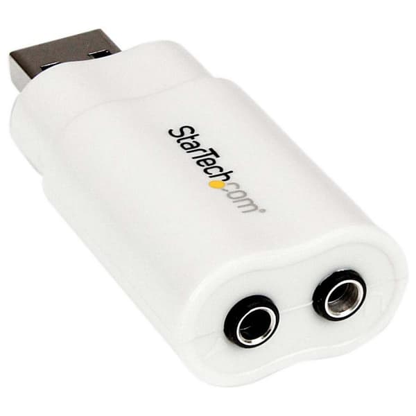 Startech Ljudkort Estereo Usb Vit