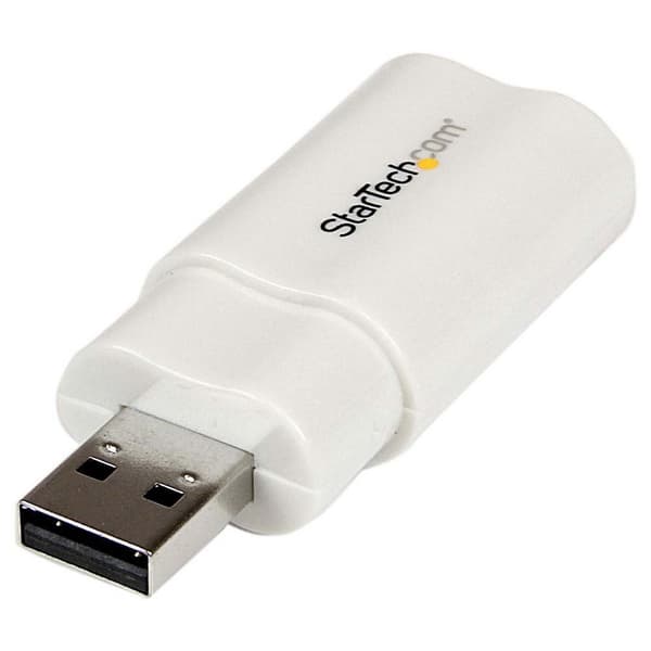 Startech Ljudkort Estereo Usb Vit