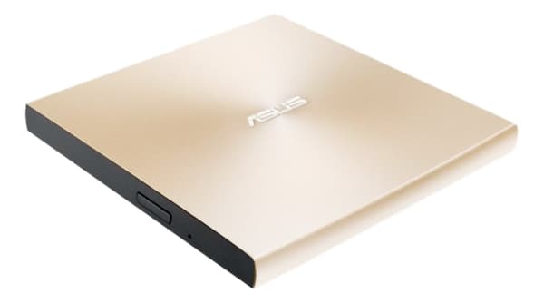 ASUS SDRW-08U9M-U external ultraslim 8X DVD writer, USB Type C+Type A Kulta