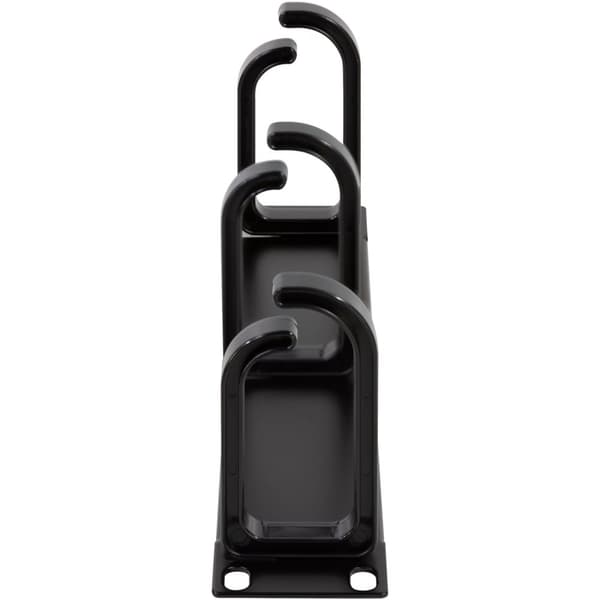 LogiLink 10"-kabelpanel med 3 fästen U1 Svart