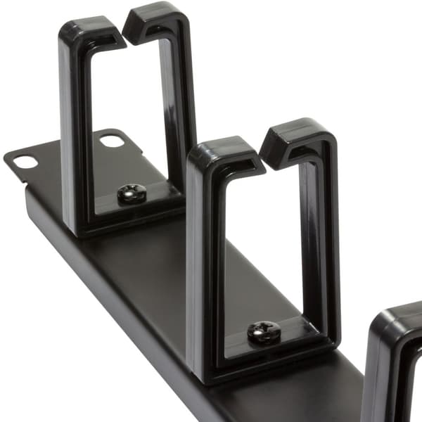 LogiLink 19"-kabelpanel med 5 roterbara fästen U1 Svart
