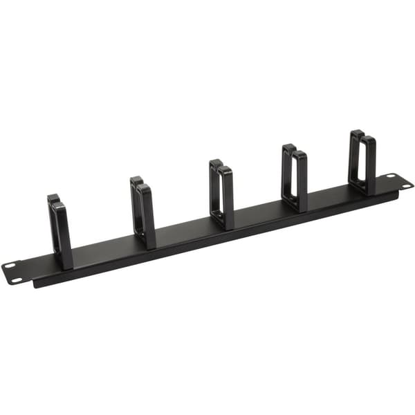 LogiLink 19"-kabelpanel med 5 roterbara fästen U1 Svart