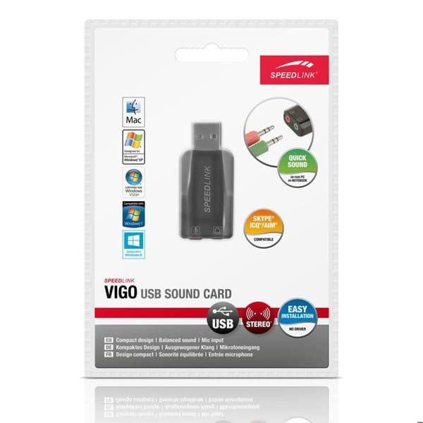 Speedlink Vigo bärbart USB-ljudkort