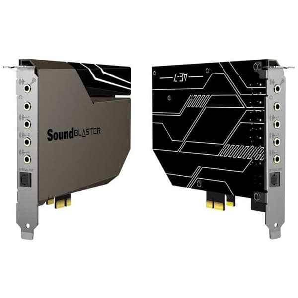creative labs creative sound blaster ae-7 soundkarte pcie svart svart Svart