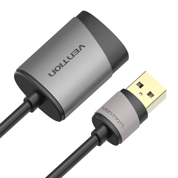 Extern USB-ljudkortsventil CDKHB, TRS 3,5 mm, 0,15 m (grå)