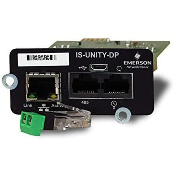 Nätkort Vertiv IS-UNITY-DP Svart, Grön
